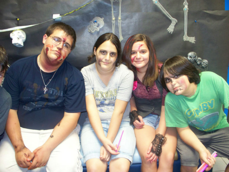 Group of Zombie Teens